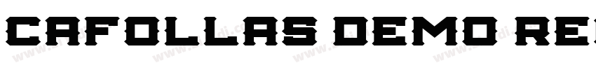 CAFOLLAS DEMO Regula字体转换
